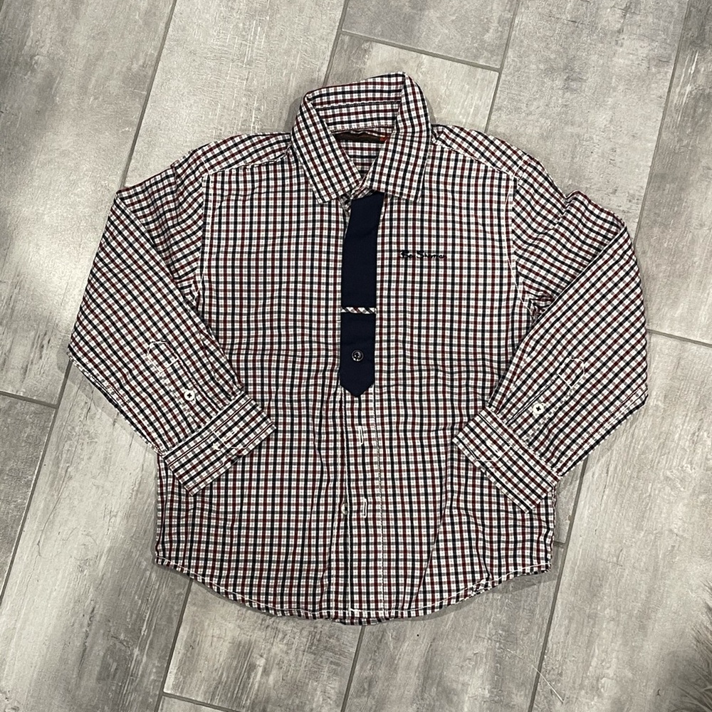 Ben Sherman kids boys shirt size 4-5 y